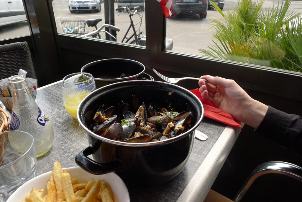 Moules à la crème