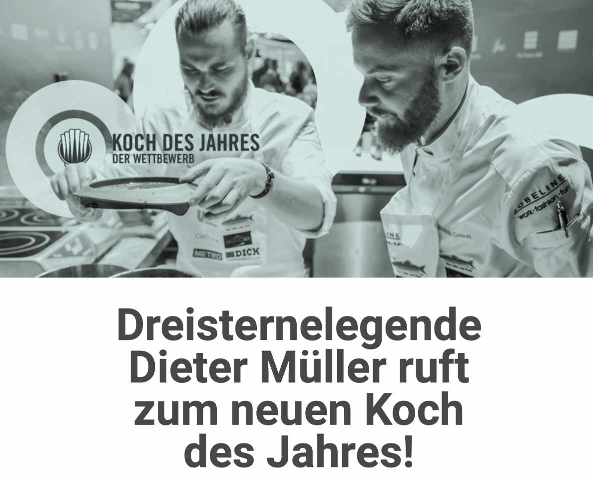 Karten werden neu gemischt, LiveWettbewerb Koch des Jahres 6.Runde