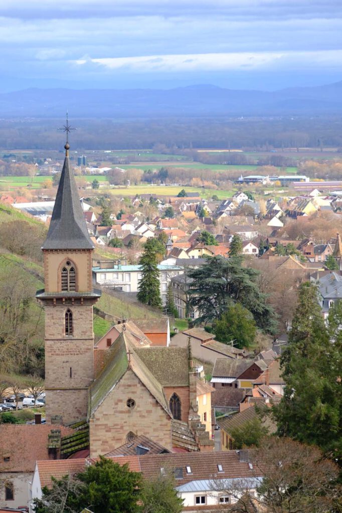 Blick auf Ribeauville