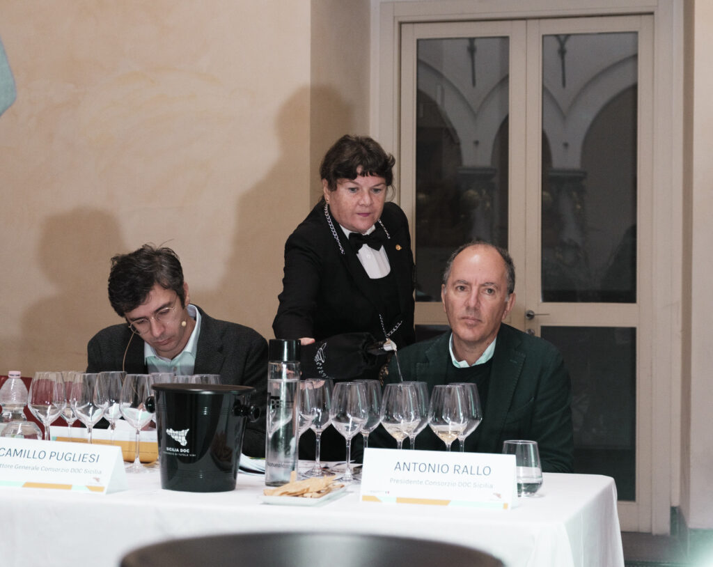 Generaldirektor Camillo Pugliese und Präsident Antonio Rallo