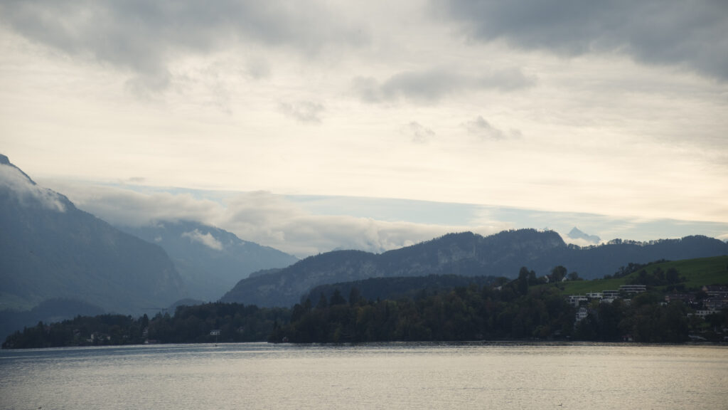 Blick auf die Berge um Luzern