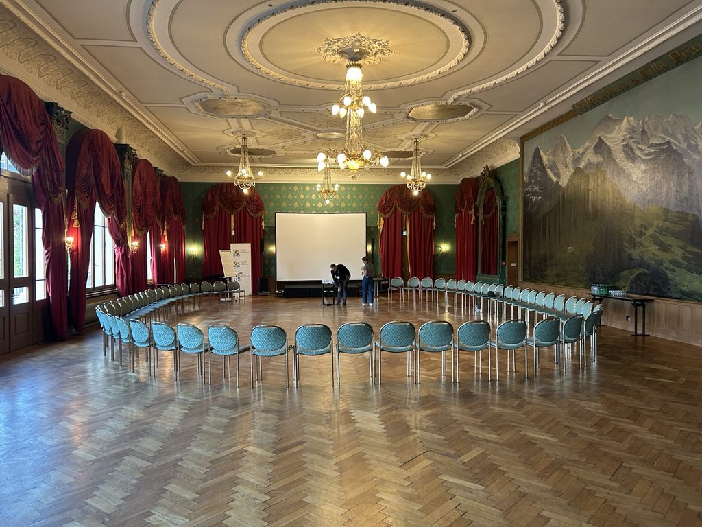 Der Sitzungssaal im Hotel Seeburg